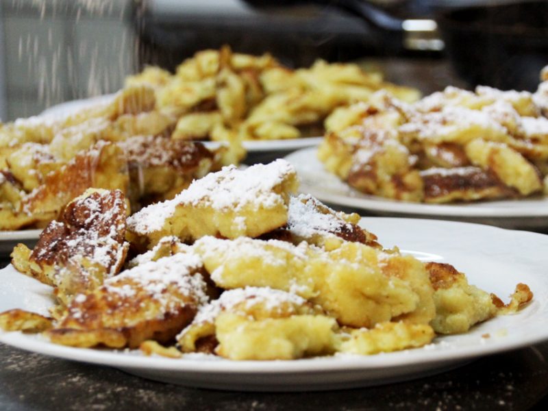 Kaiserschmarn auf dem teller