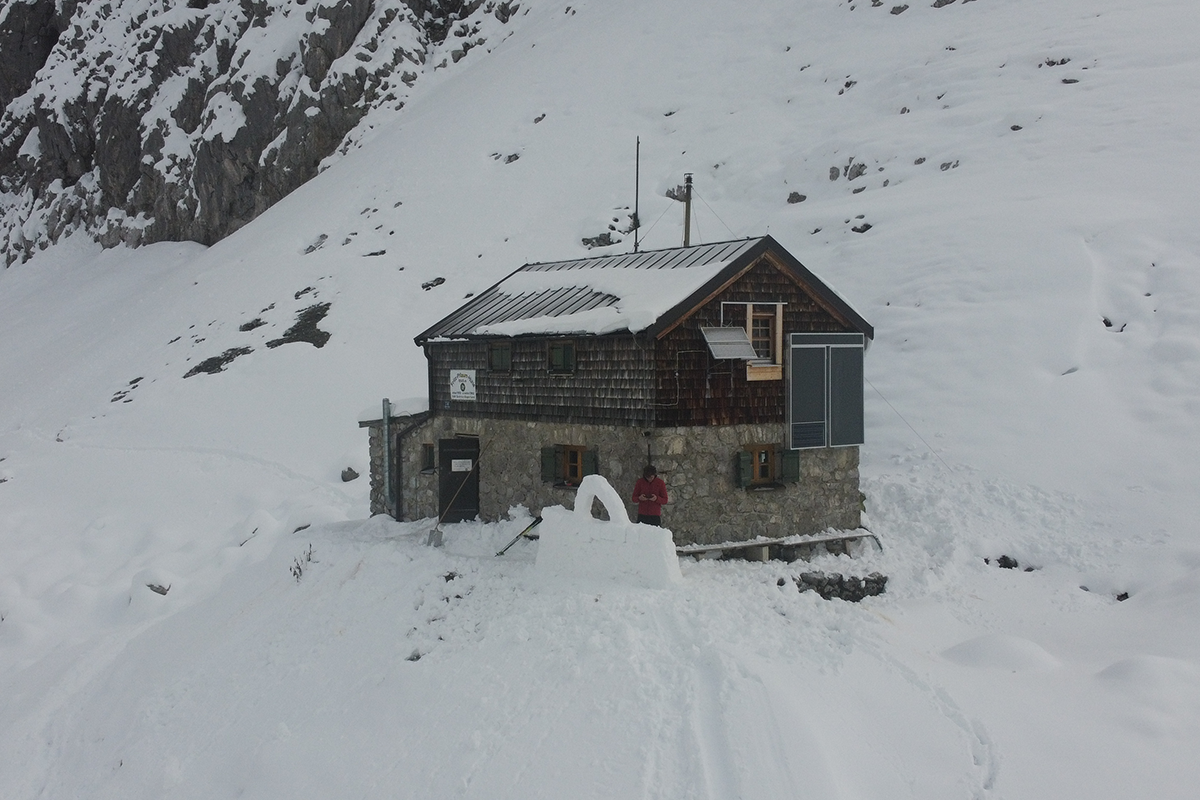 Fritz Pflaum Hütte hüttenübernachtung