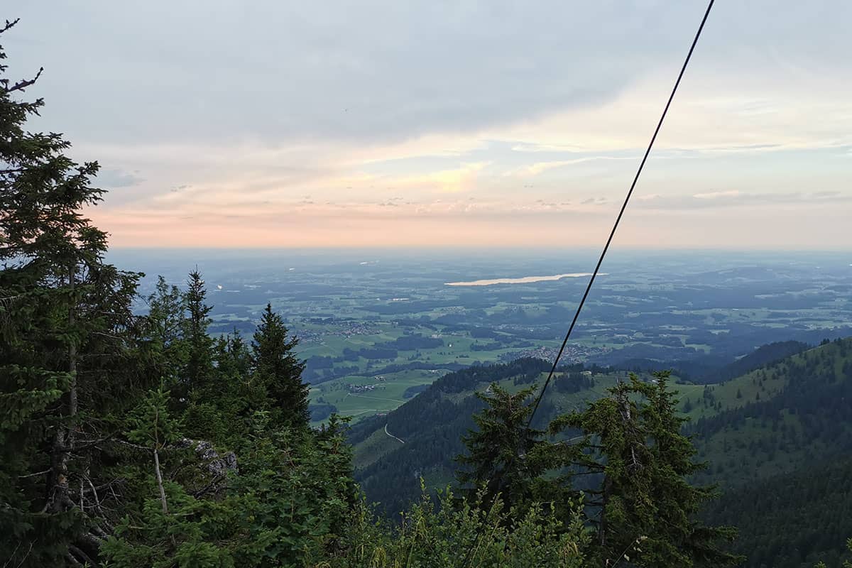 Wanderung Feichteck: Der Ausblick