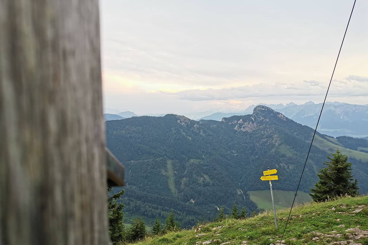 Ausblick Feichteck Wanderung