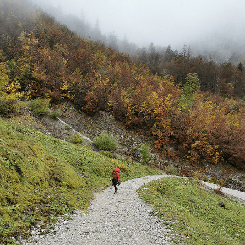 Wanderung auf die Fritz Pflaum Hütte