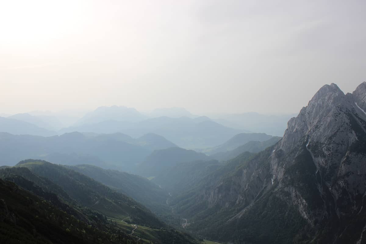 biwakieren in Tirol - Ausblick am Morgen