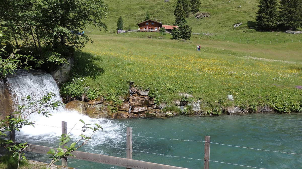 Salzburger Almenweg Bericht: Bach auf dem Weg