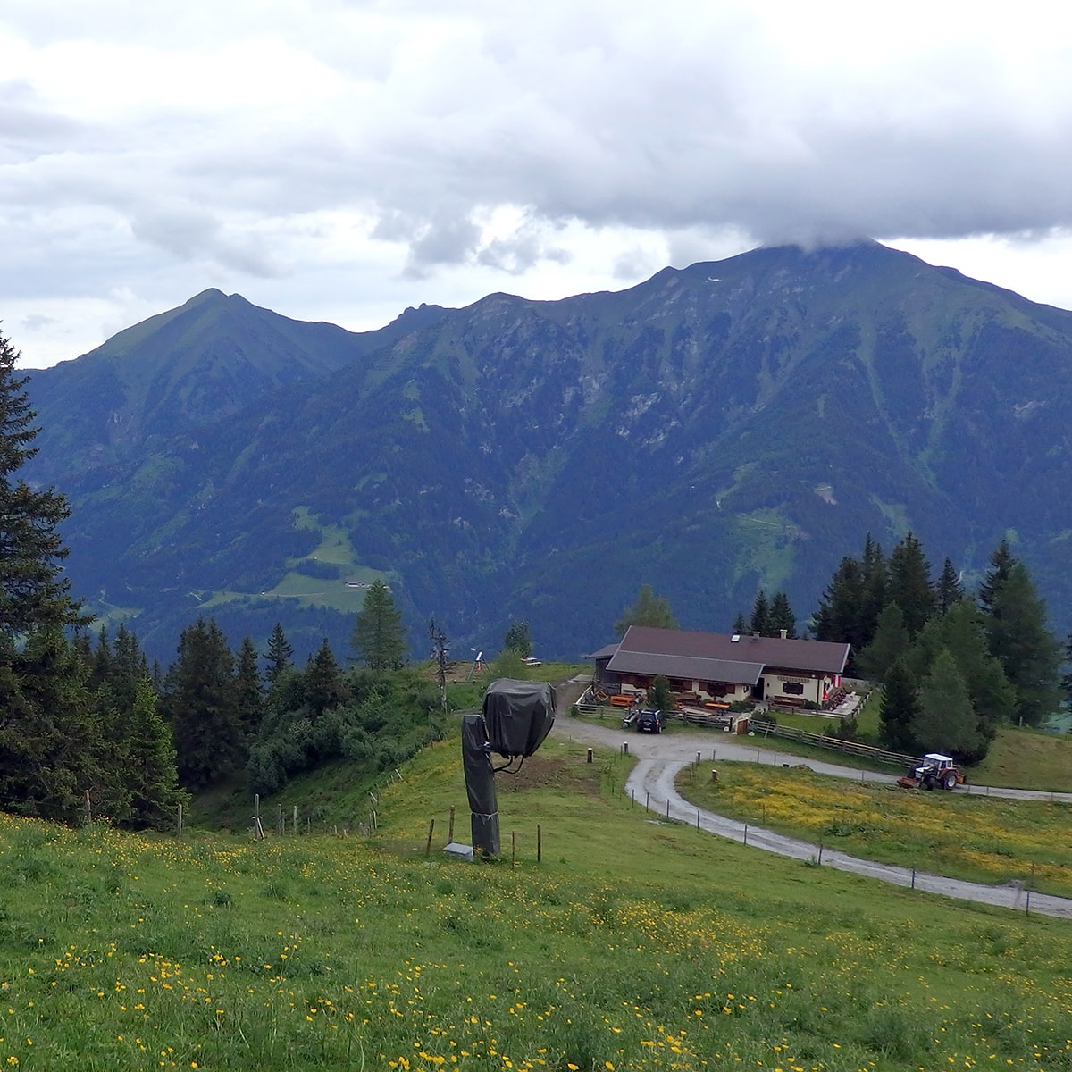 Weg zur pension haslinger bad gastein