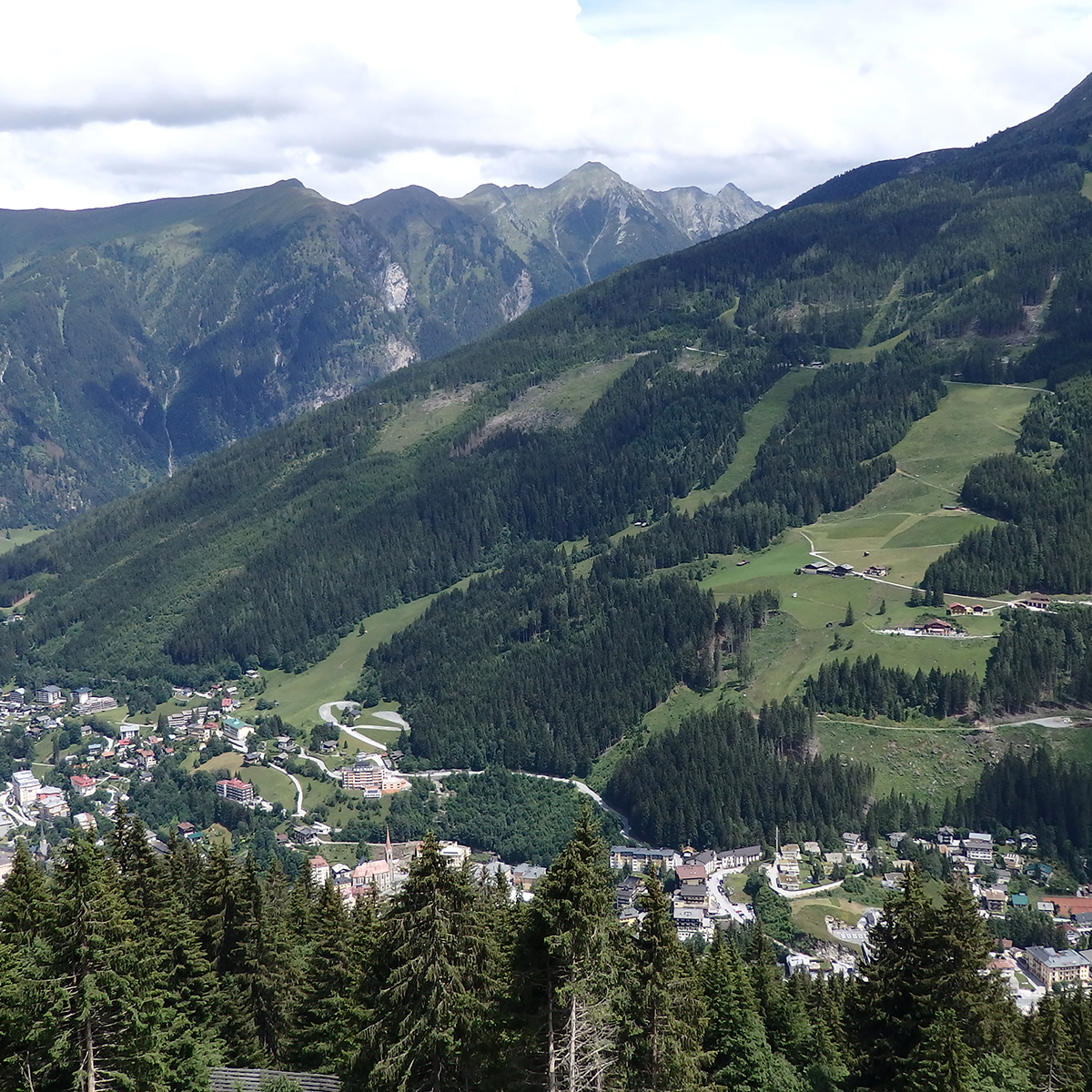 Blick nach Bad Gastein