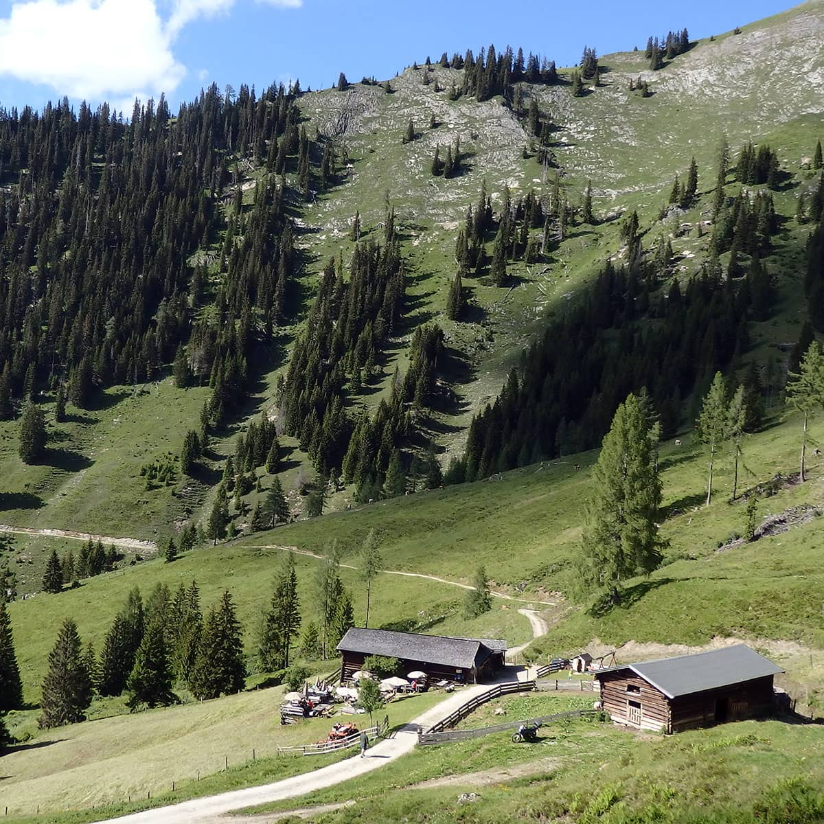 Blick auf die Unterwandalm