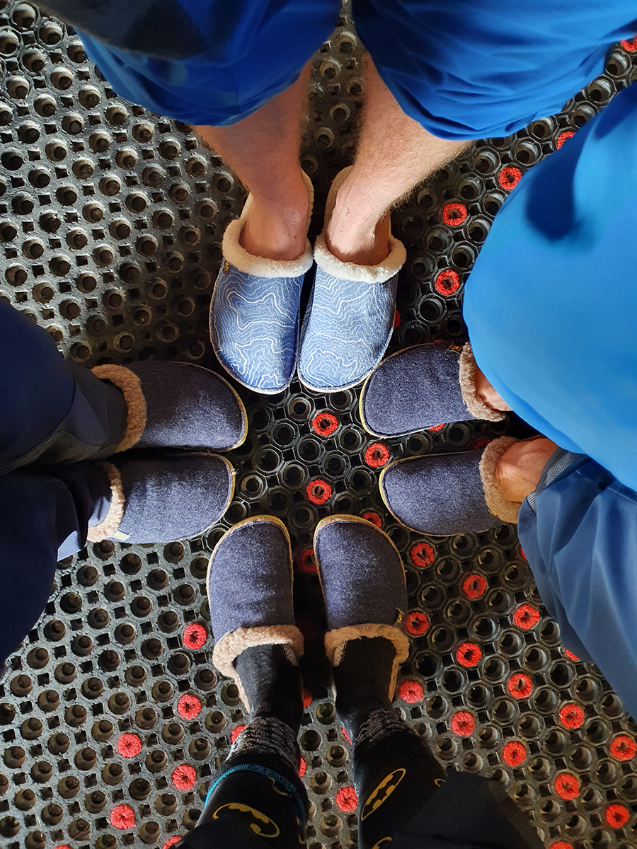 Einsatzgebiet Hüttenschuhe