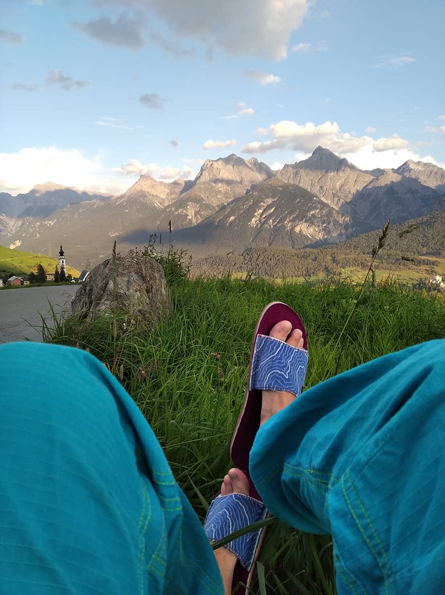 Berge nahe Bilbao auf dem roadtrip alleine