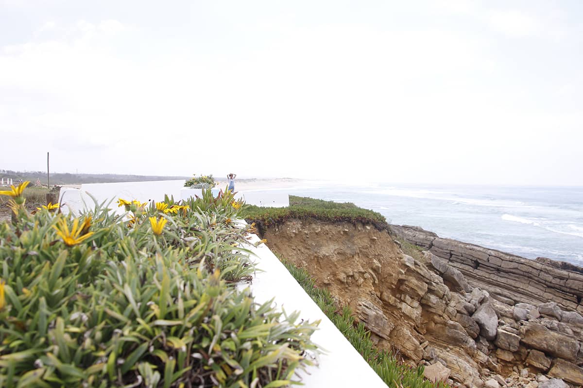Nazaré in Portugal - Ausblick auf den Klippen