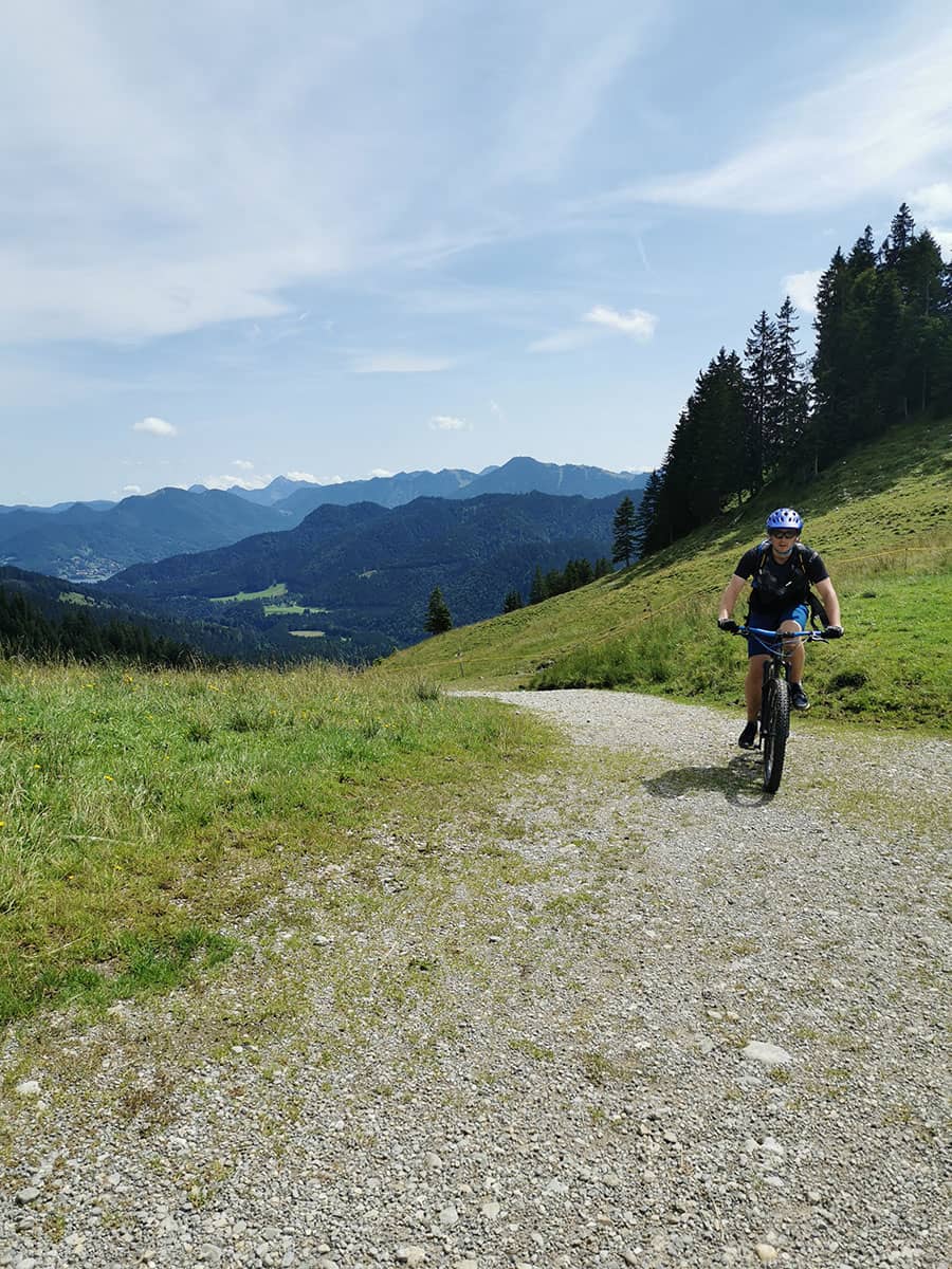 Mehrtages MTB Tour Tegernsee - Schweiz - erster Tag entlang der Isar