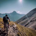 Mountainbike tour planen - Mila in den Bergen