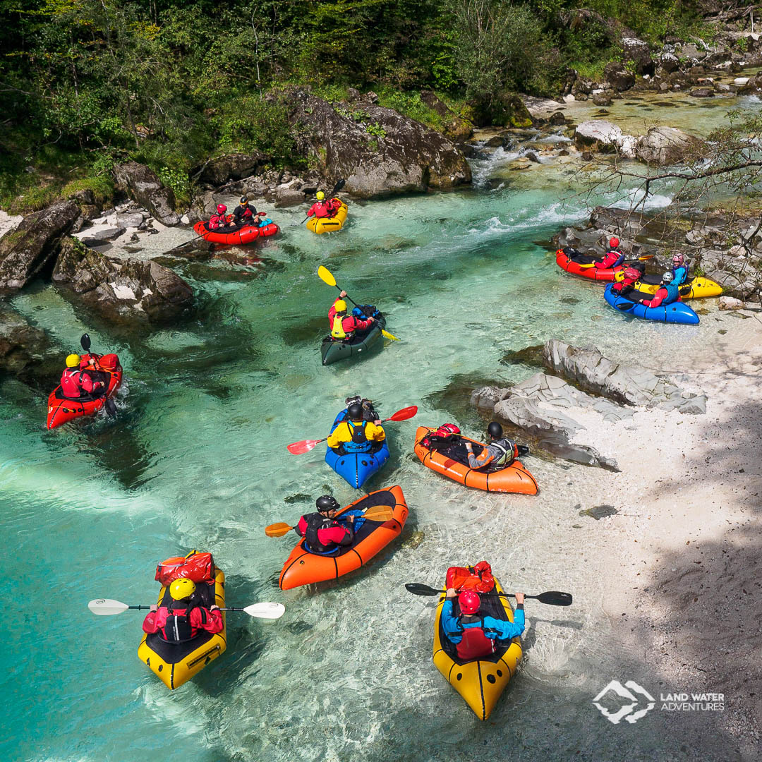 Soca Tal Slowenien Packrafting