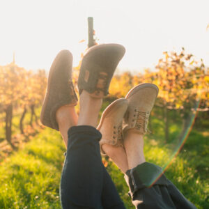 barfussschuhe in der natur