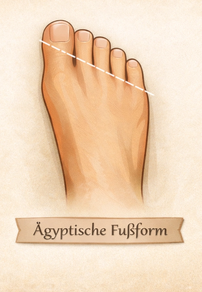 aegytischer_fuss_V01 Darstellung der ägyptischen Fußform