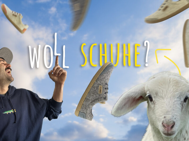Wolle als Material für Schuhe