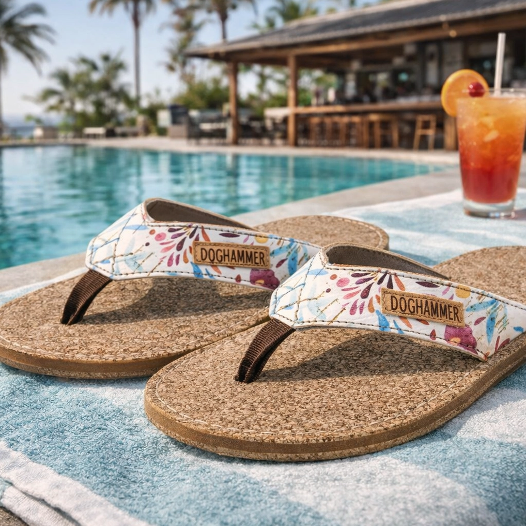 Terrar Toe Vegan | flower - Barfußschuh-Zehentrenner