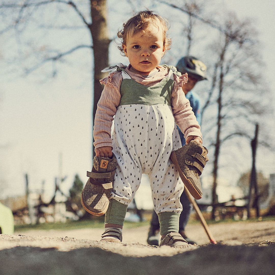 Toddler Terrar Wool High | indigo - Lauflernschuh