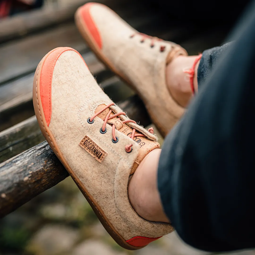 Terrar Wool | mango - Woll Barfußschuh