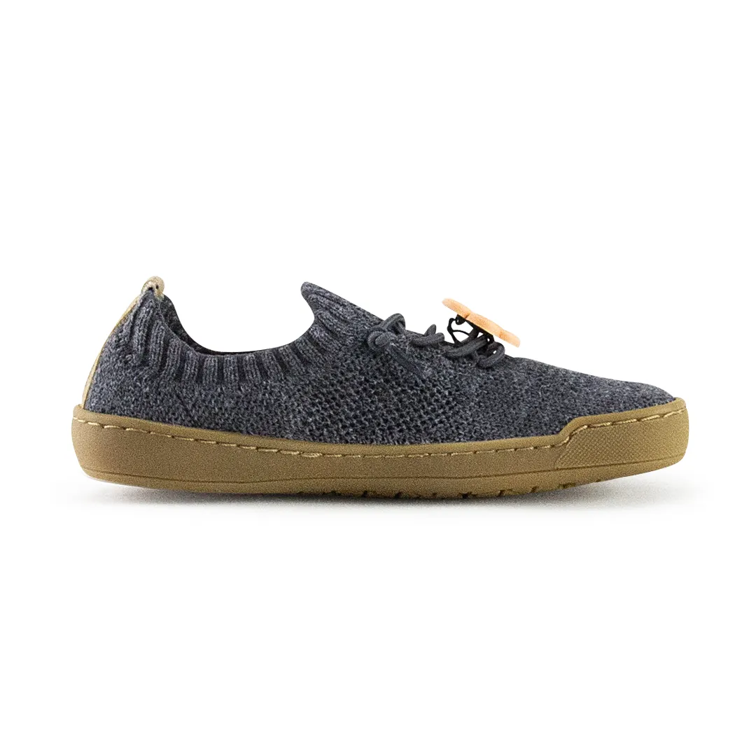 Kids Terrar Knit | grey melange - Kinder-Barfußschuh
