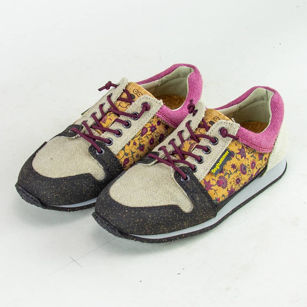 Cork Traveller Textile | flower Madl