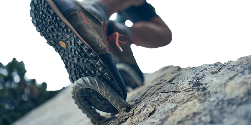 wanderschuh sohle von vibram