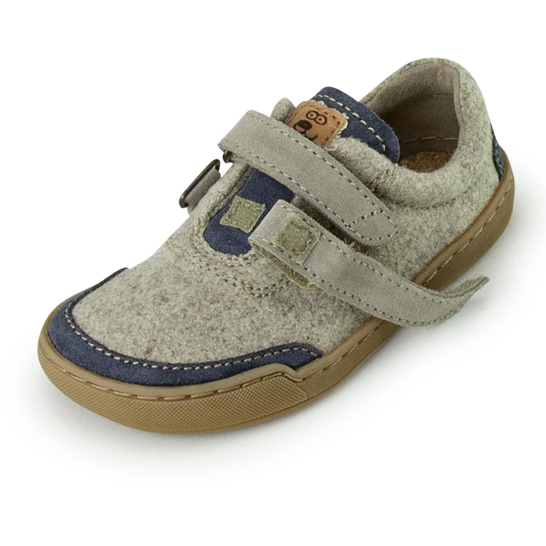 Kids Terrar Wool | indigo - Kinder Barfußschuh