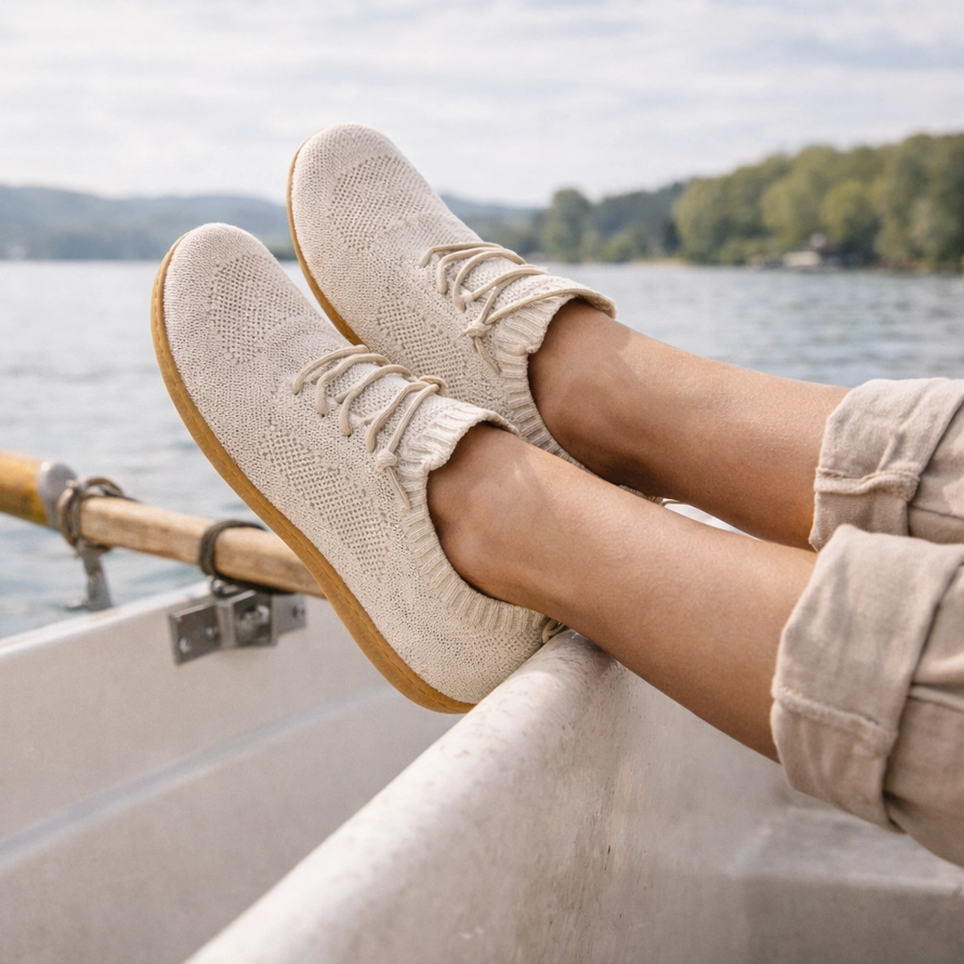 Terrar Knit | papyrus - Barfußschuhe