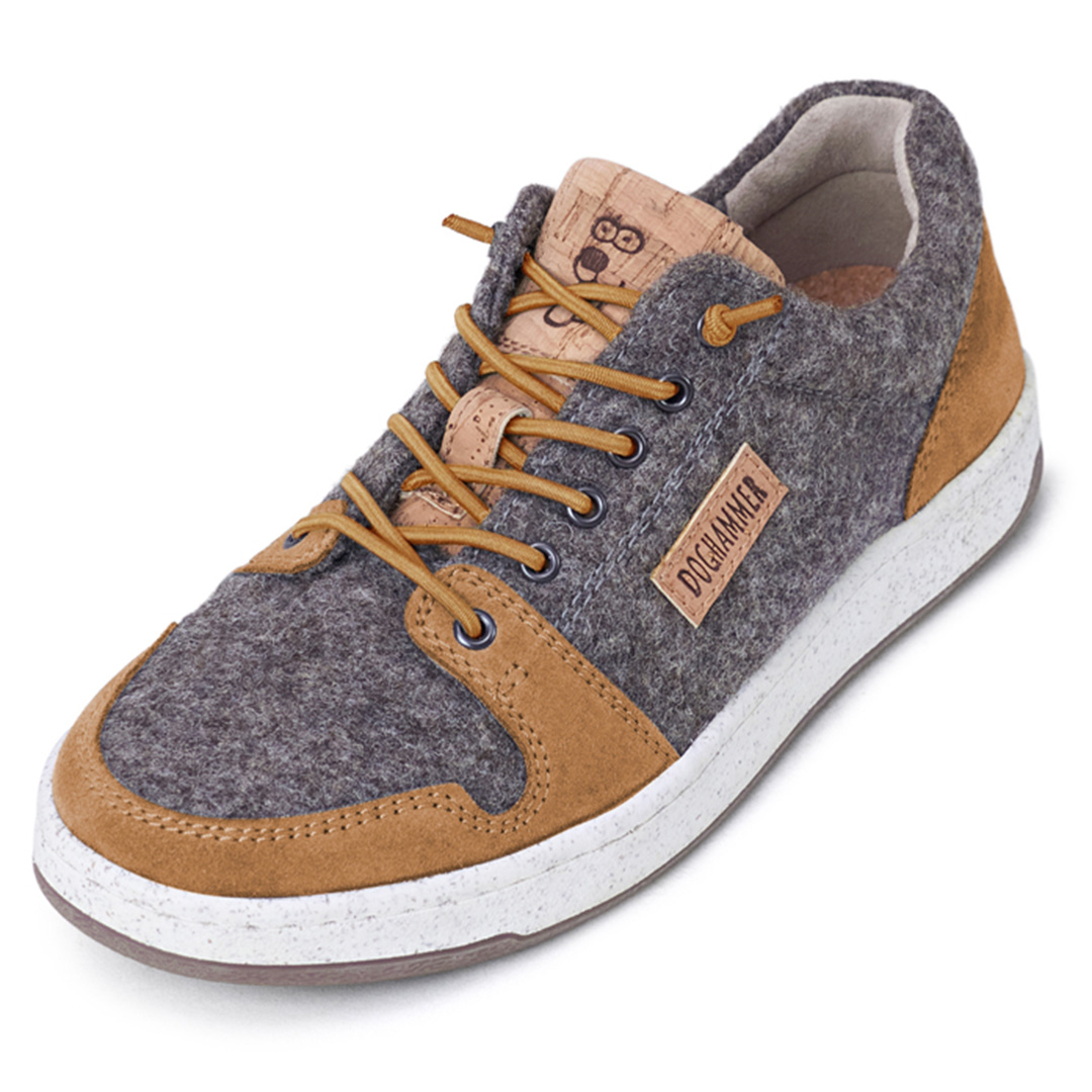 Local Wool Commuter  | mustard - nachhaltiger Herrensneaker