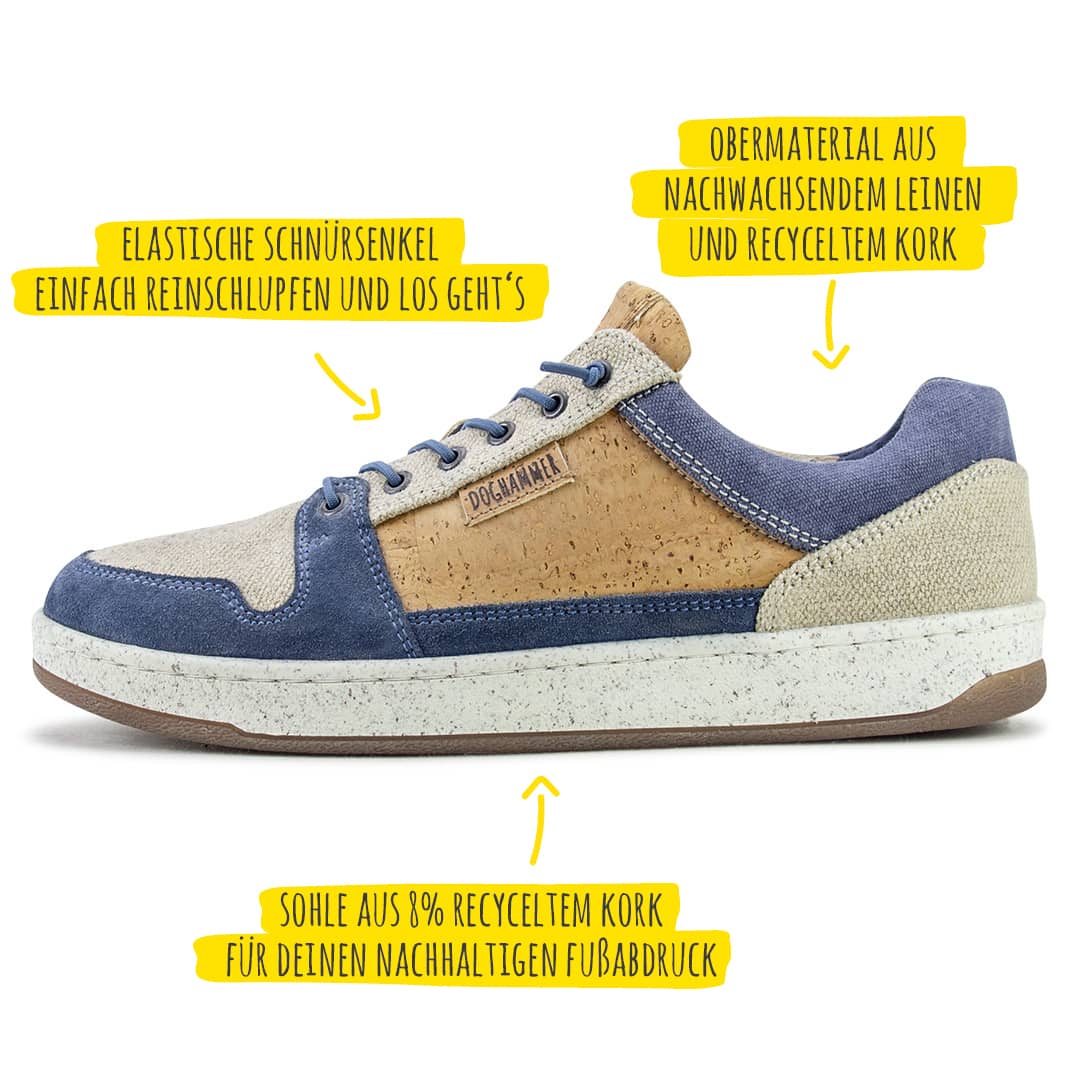 Natural Commuter | Indigo - nachhaltiger Herren-Sneaker