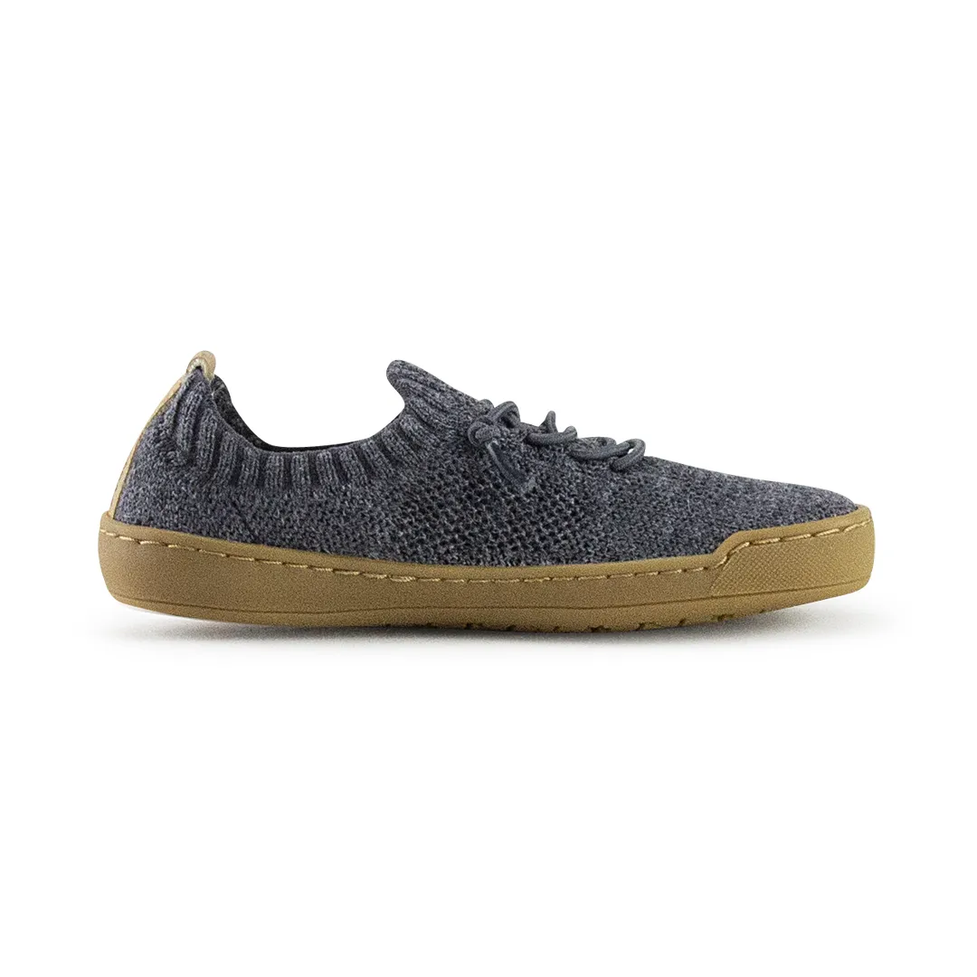 Kids Terrar Knit | grey melange - Kinder-Barfußschuh