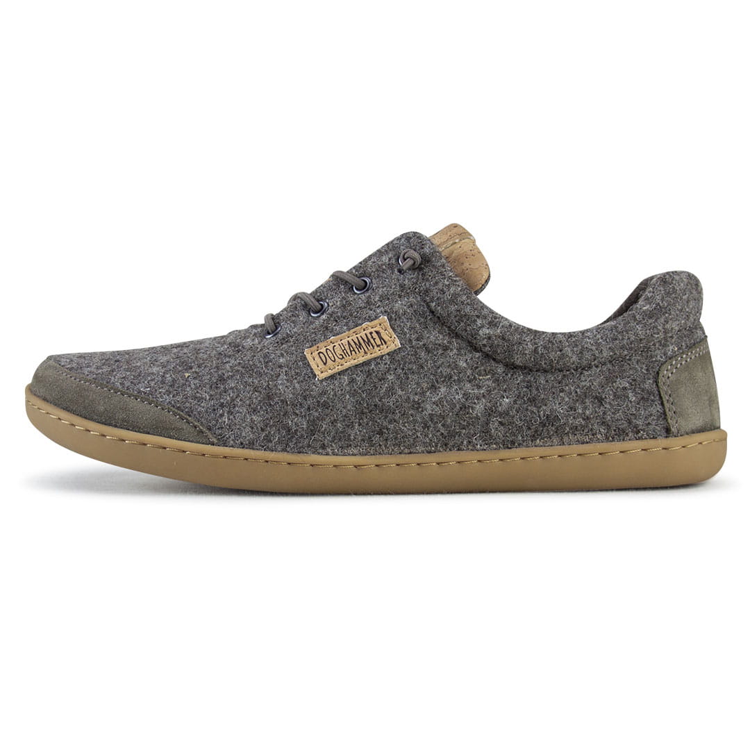 Terrar Wool | greyish - Barfußschuhe