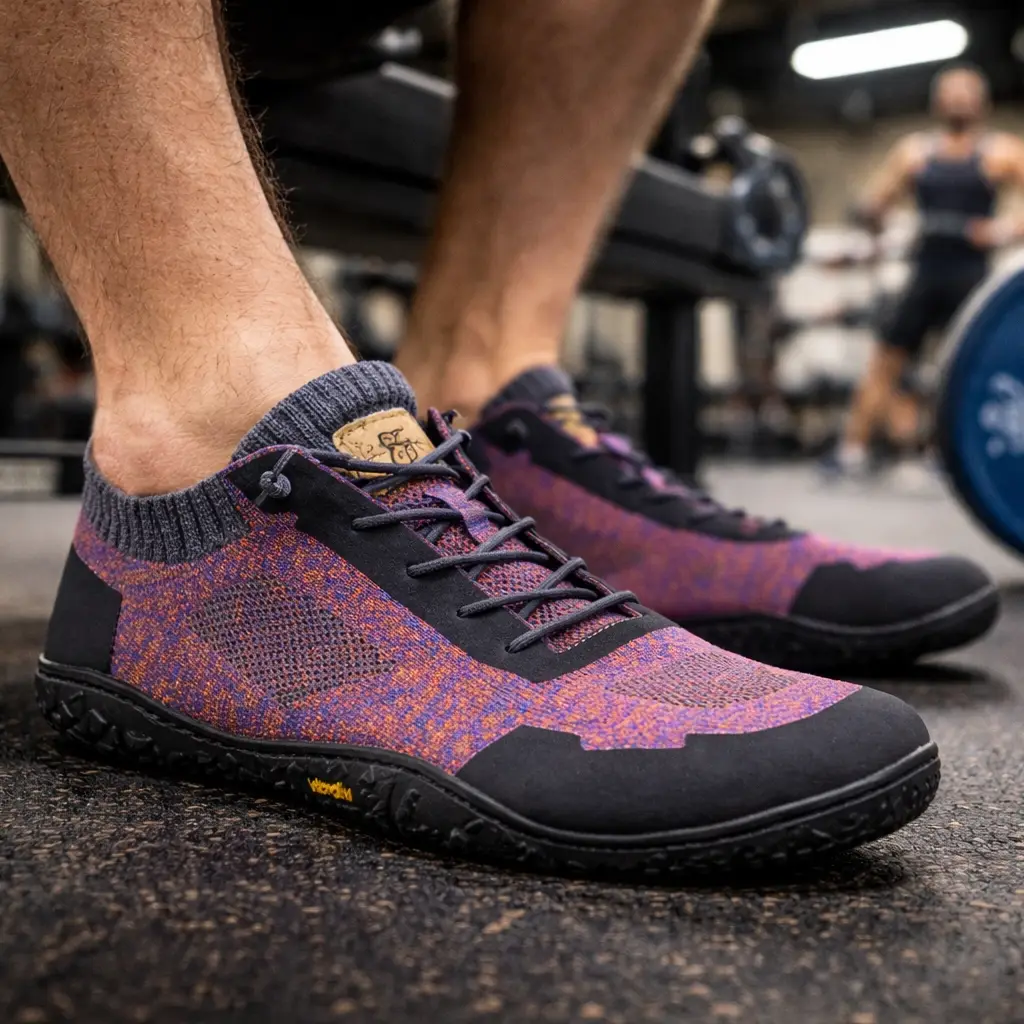 Terrar Trail Knit | sunset  - Barfuß-Wanderschuh