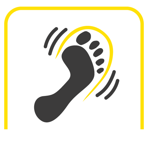 icon für barfußschuhe mit breiter zehenbox