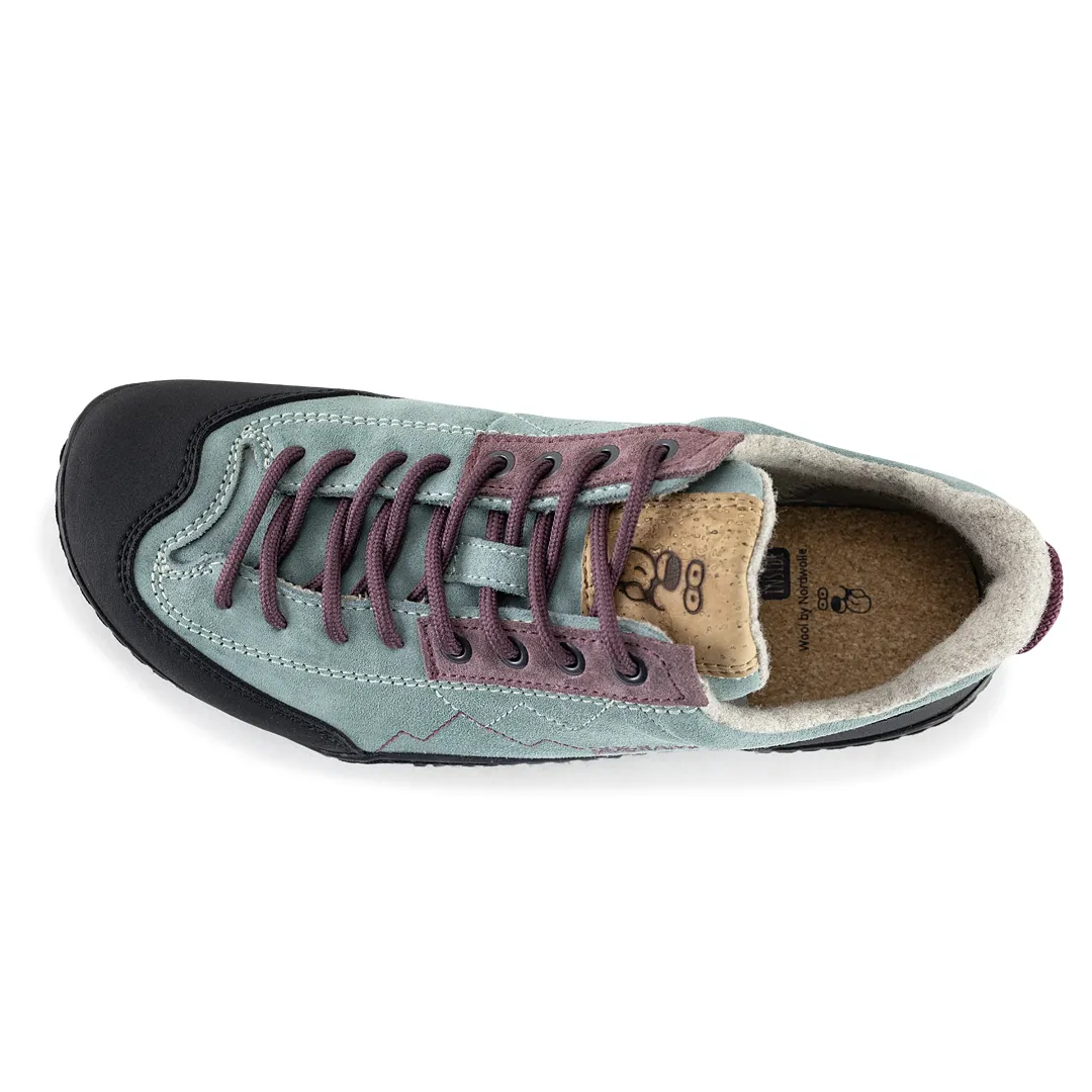 Terrar Rock Wool | mint - Barfuß-Wanderschuhe