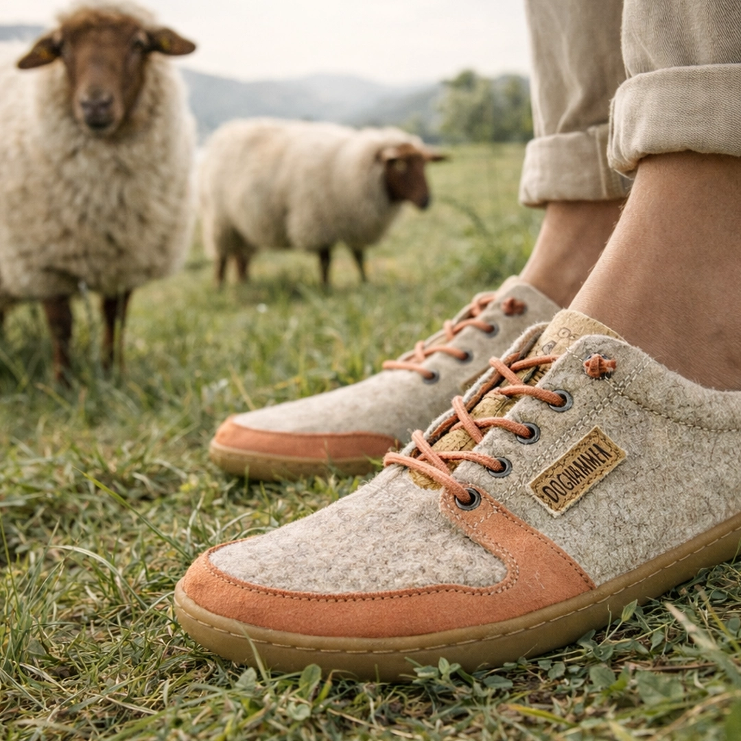Terrar Wool | mango - Woll Barfußschuh