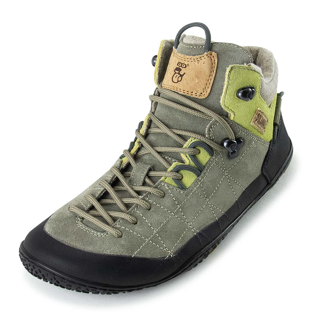 Terrar Rock Wool High | khaki - Barfuß-Wanderschuhe