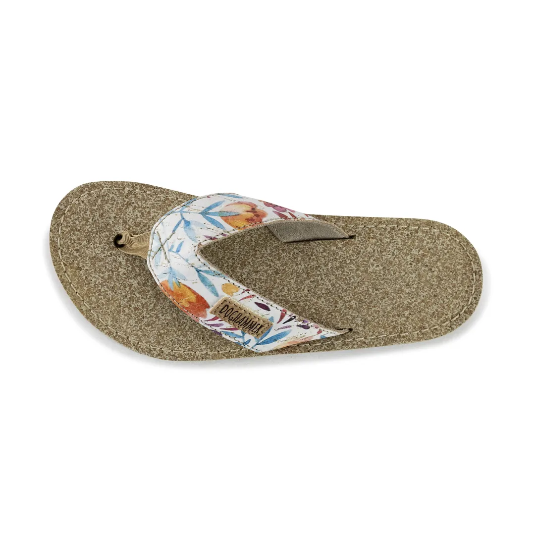 Terrar Toe Vegan | flower - Barfußschuh-Zehentrenner