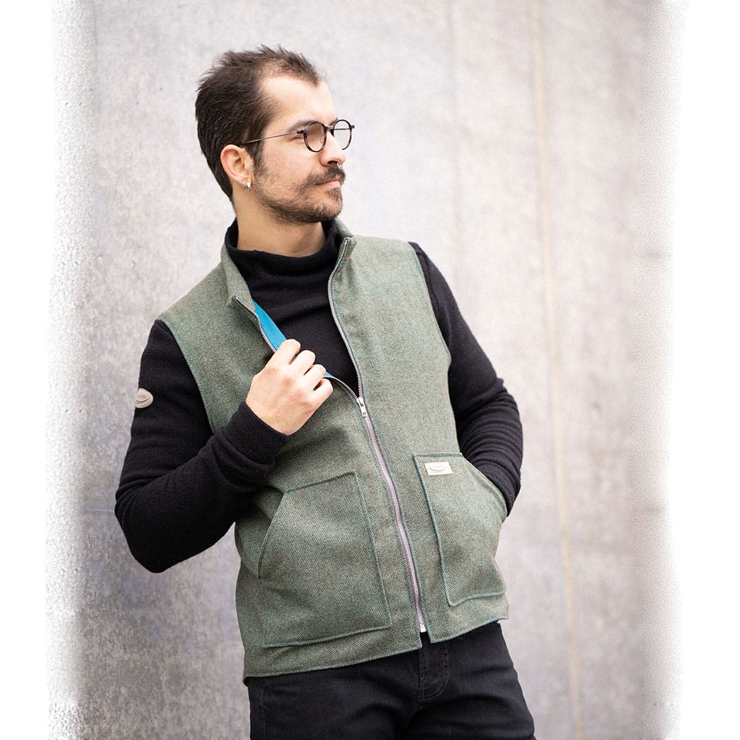 Arvid Merino Weste Nordwolle