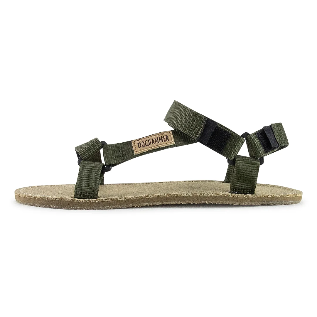 Terrar Sandal vegan | khaki - Barfußschuh-Sandale