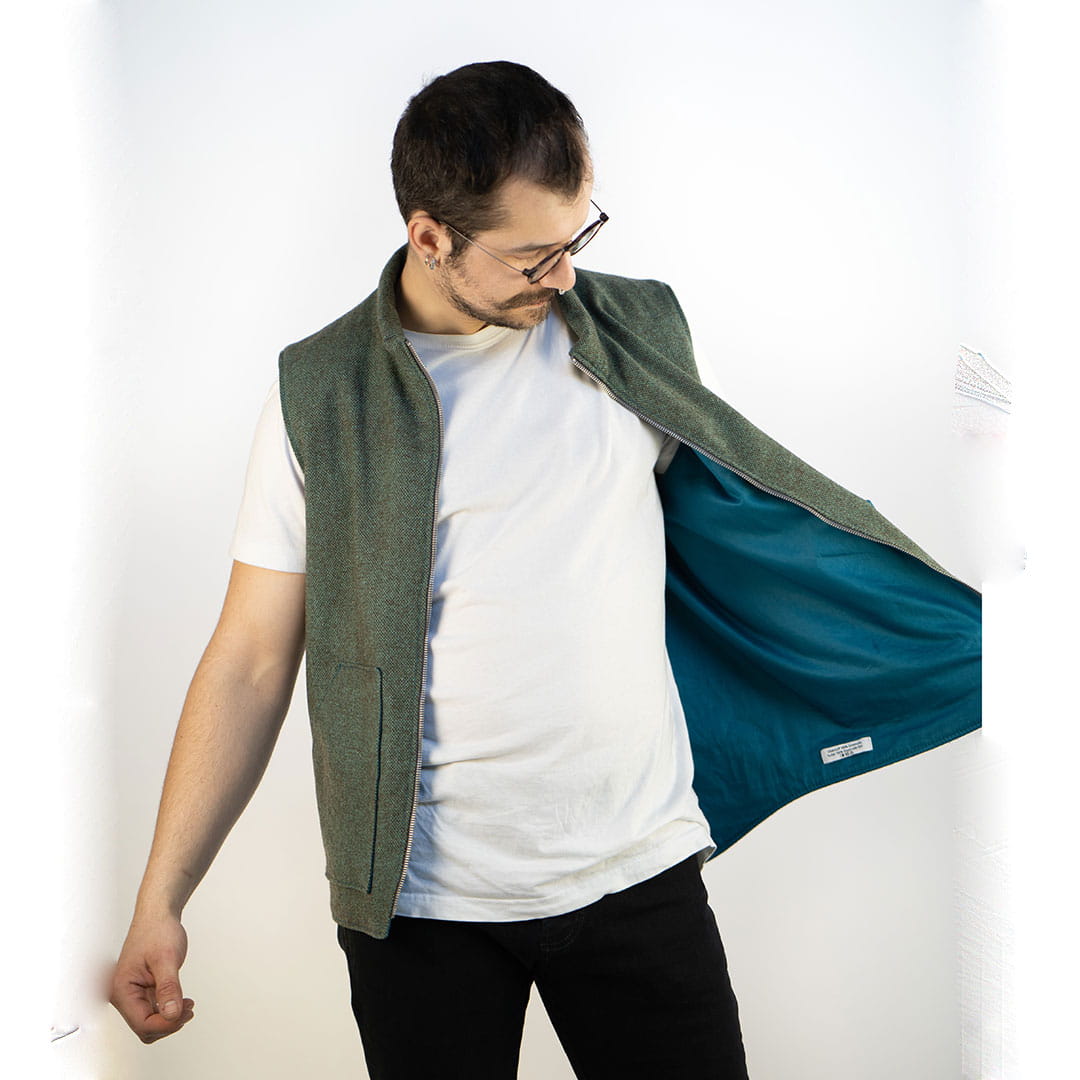 Arvid Merino Weste Nordwolle