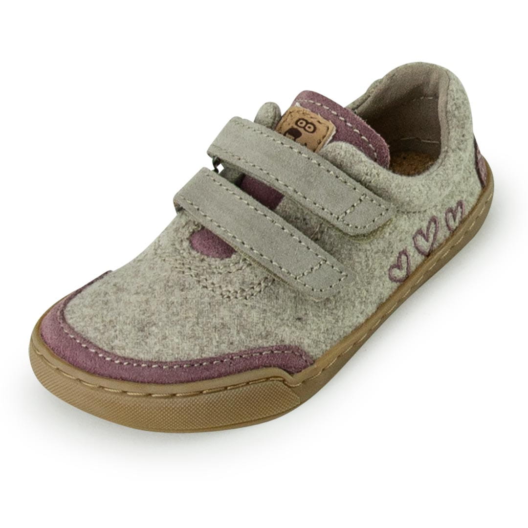 Kids Terrar Wool | blueberry - Kinder Barfußschuh