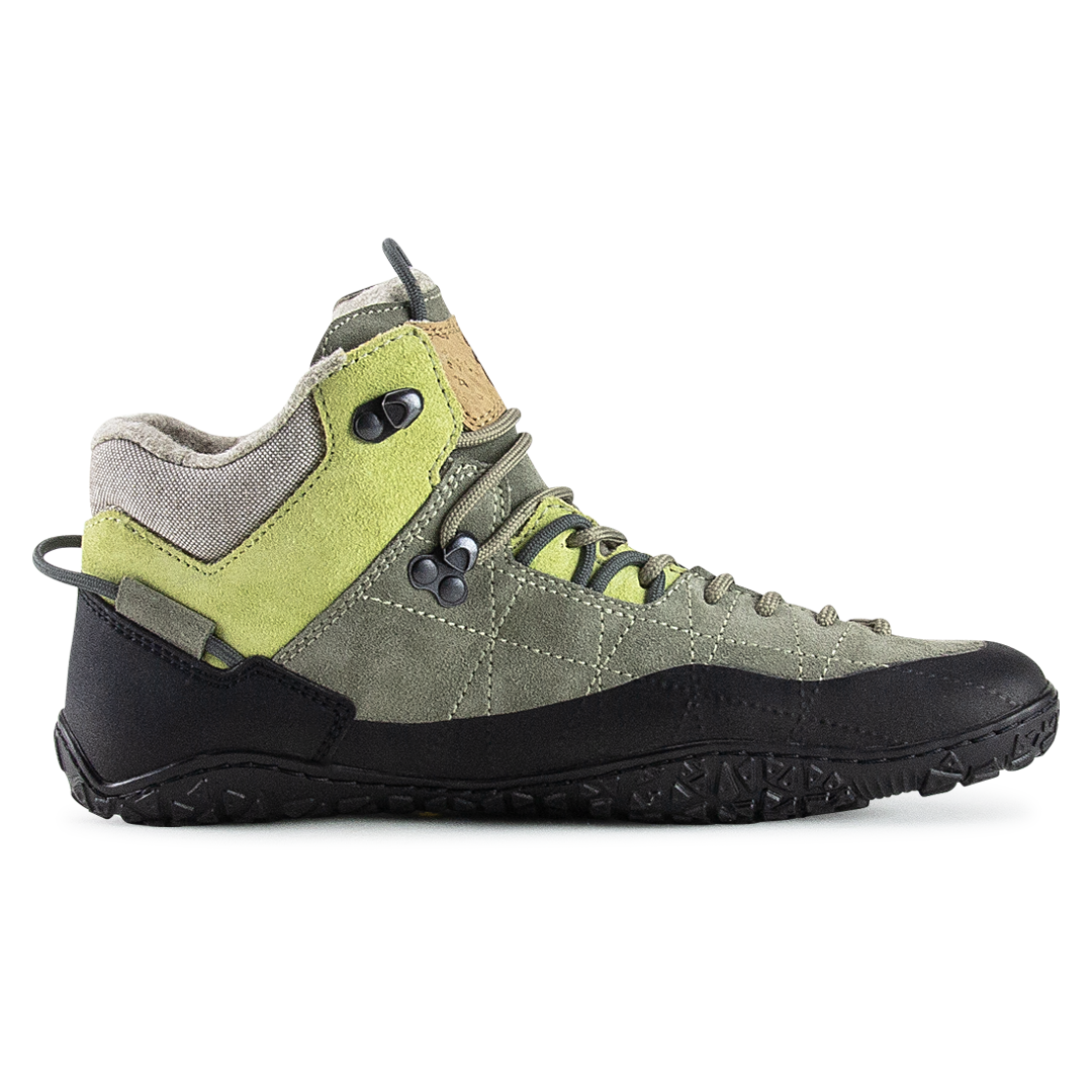 Terrar Rock Wool High | khaki - Barfuß-Wanderschuhe