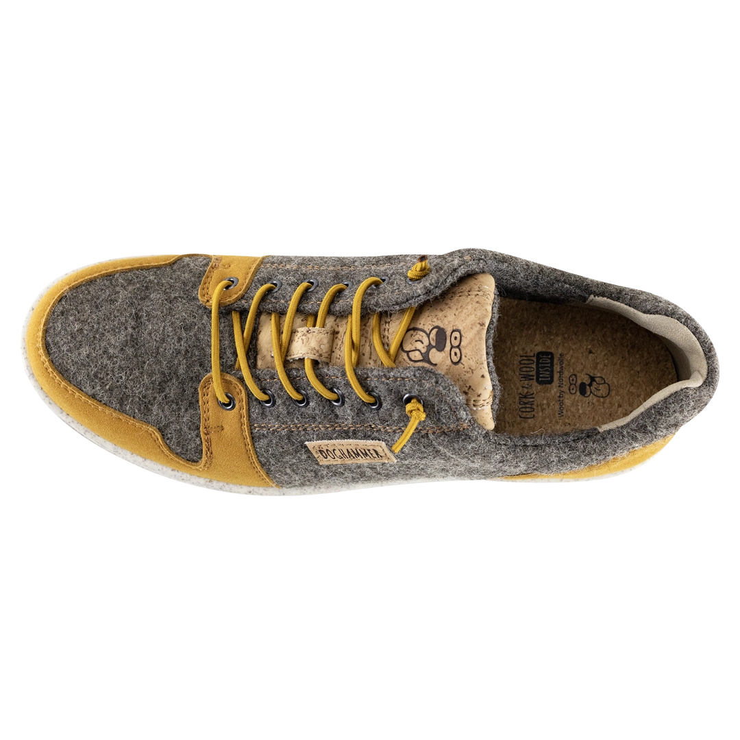 Local Wool Commuter  | mustard - nachhaltiger Herrensneaker