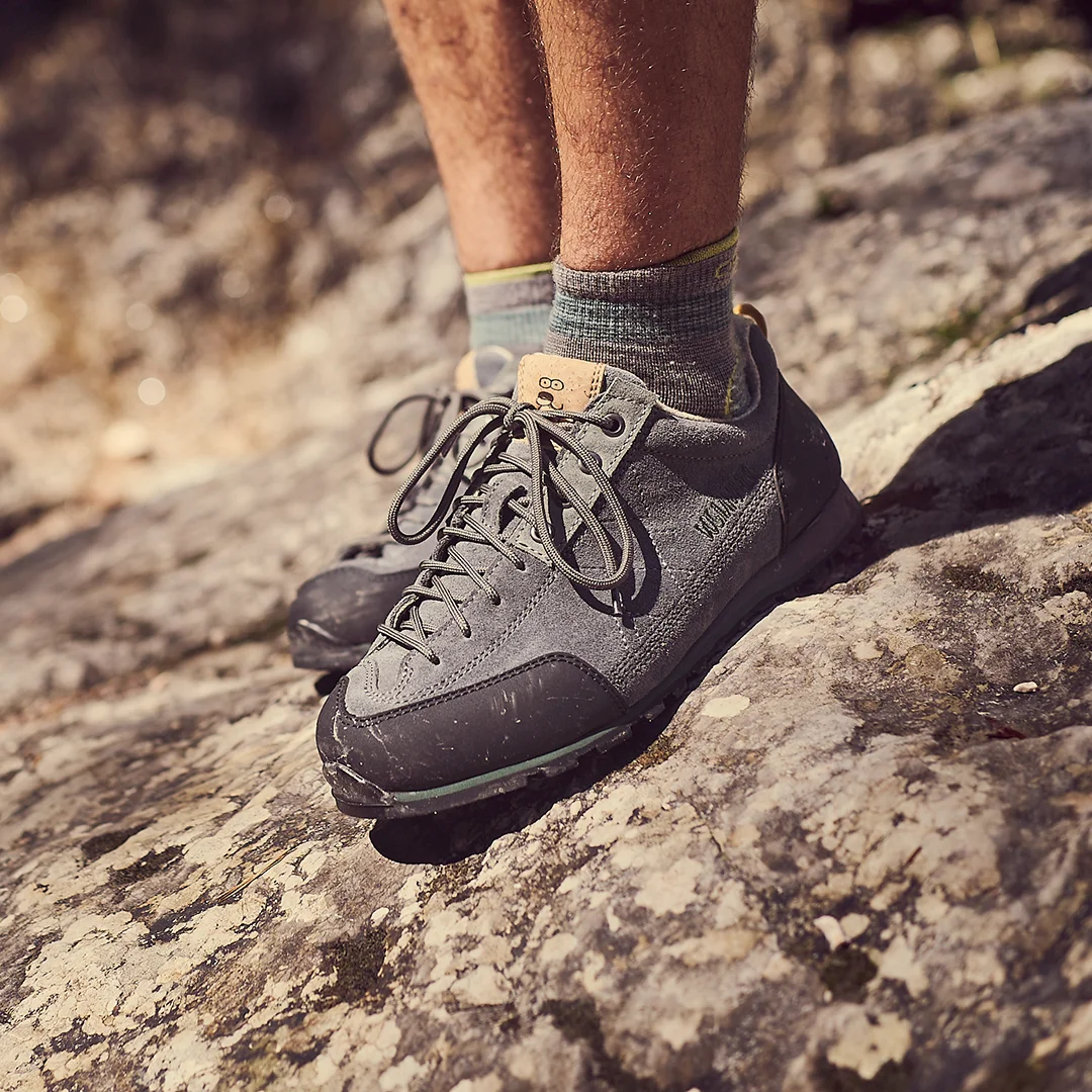 Ginja Rock Wool | darkgrey - Zustiegsschuh