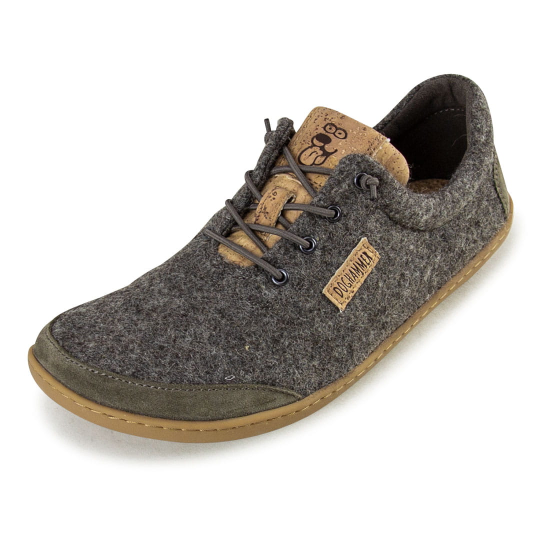 Terrar Wool | greyish - Barfußschuhe