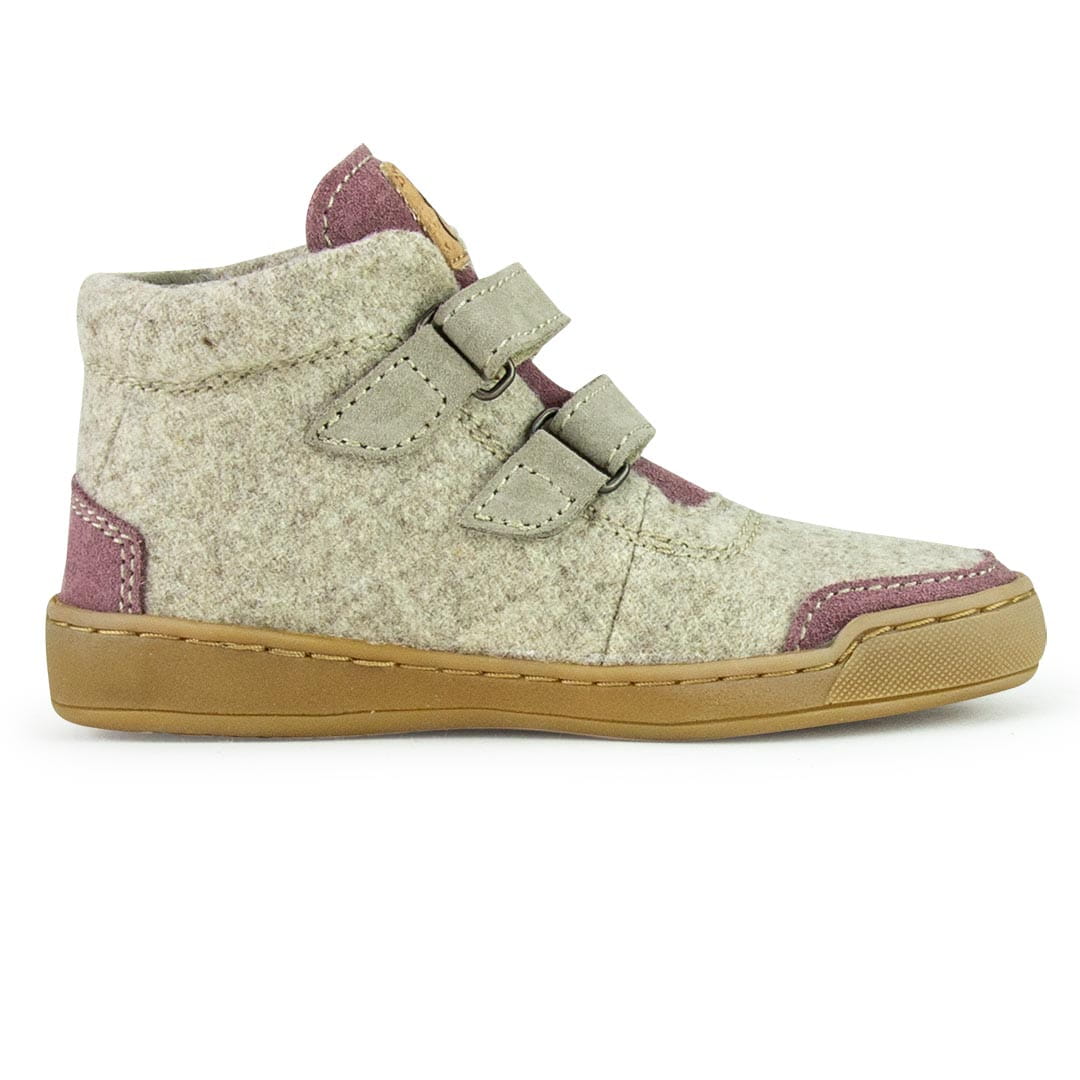 Kids Terrar Wool High | blueberry - Kinder Barfußschuh
