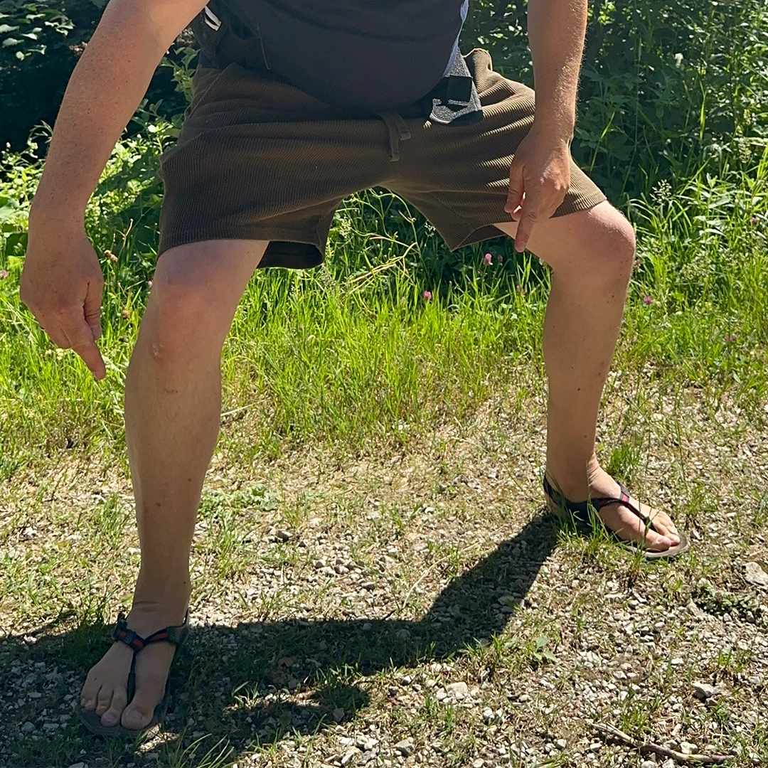 Barfuß Wanderschuh Erlebniscoaching in den Bergen