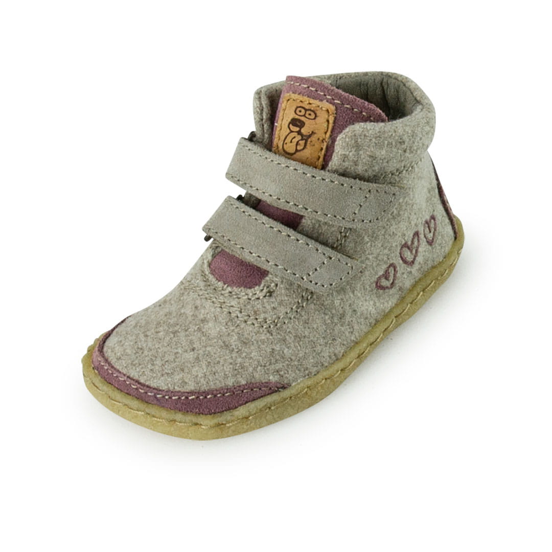 Toddler Terrar Wool High | blueberry - Lauflernschuh
