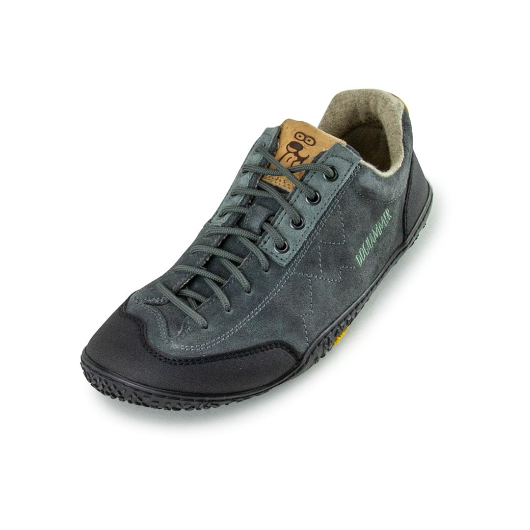 Terrar Rock Wool | darkgrey - Barfuß-Wanderschuhe