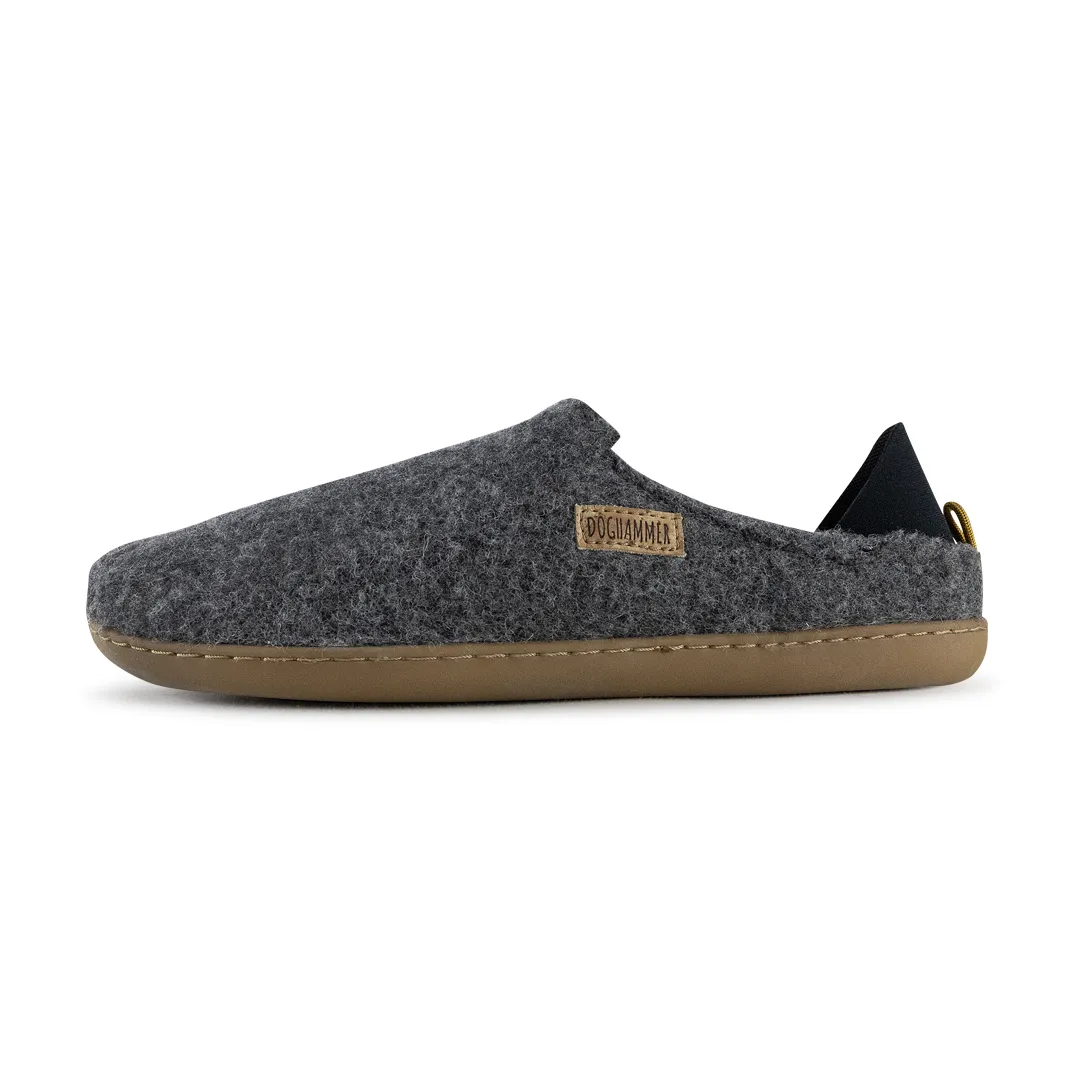 Terrar Dahoam Wool plus | grey - Barfuß Hausschuh